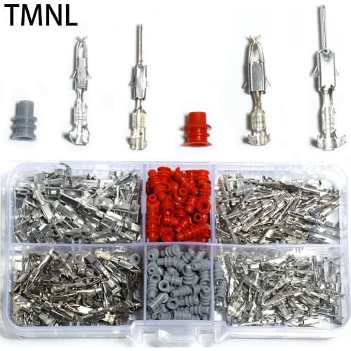 1/3.5mm Terminal Automotive Connector Car Electrical Wire Removal Non-Insulated Plug Crimp Pins auto Cable harness Motorcycle