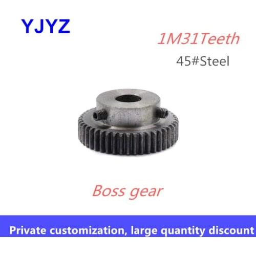 1M 31Teeth belt gear standard inner hole 6/8/10/12/14/15 motor boss gear rack