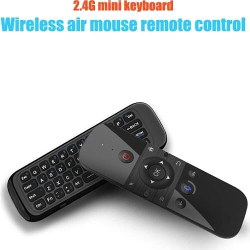 2.4Ghz Air Mouse Voice Remote Control Wireless IR Learning Gyroscope Double-sided Sense keyboard for Android TV BOX/Mini PC