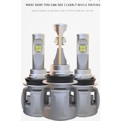 2PCS 120W 15600LM XHP-70 LENS CHIPS X70 LED Headlight H8 H9 H11 Front Fog Lamps Bulbs H4 H7 9005/6 HB3/4 9012 D1S/D2S/D3S/D4S 6K