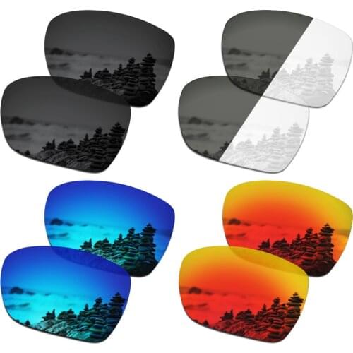 SmartVLT 4 Pairs Polarized Sunglasses Replacement Lenses for Oakley Dispatch 1 - 4 Colors