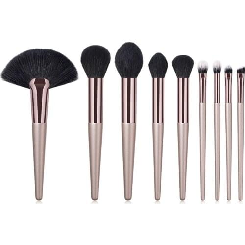 9pcs Professional Eye Shadow makeup brushes set profession powder brush Makeup Brush Set Foundation Brush