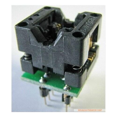 Free shipping 3.81mm narrow body burning SOP8 IC test adapter bounce transposon programming conversion WL-SOP8-U1