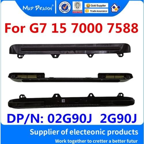MAD DRAGON Brand Laptop NEW Hinges Cover Hinge Tail Rear Trim Cover Air Outlet black for Dell G7 15 7000 7588 - 02G90J 2G90J