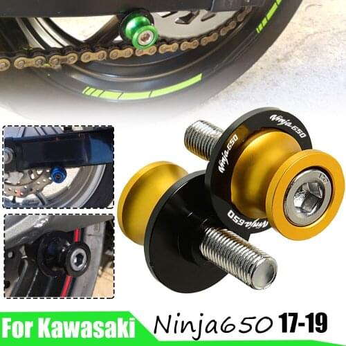 Ninja650 M8 Motorcycle Swingarm Spools Rear Stand Screws Sliders For Kawasaki Ninja650 Ninja-650 Ninja 650 2017 2018 2019
