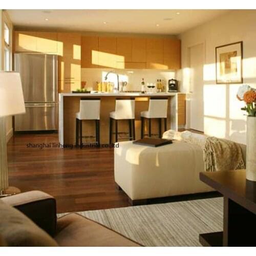 Melamine/mfc kitchen cabinets(LH-ME007)