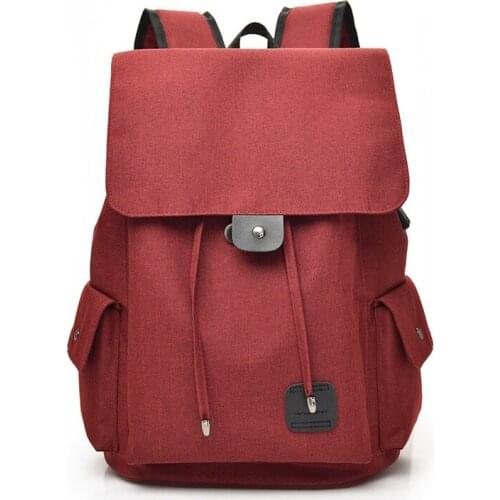 Fashion Backpack Canvas Women Men Backpack Large Capacity School Bag Mochila For Girls Boys Travel Back Pack USB Charging