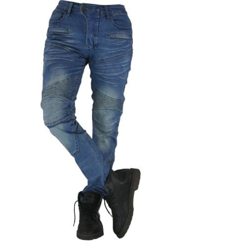 New 4 P protective gear PK 718 womens European and American casual personality motorcycle pants motorcycle racing riding belt