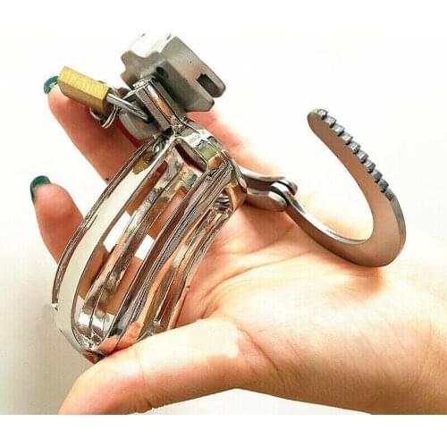 New Metal Adjustable Card Ring Male Chastity Device Penis Cage Cock Cage Penis Lock Chastity Cage Cock Rings Sex Cage for Man