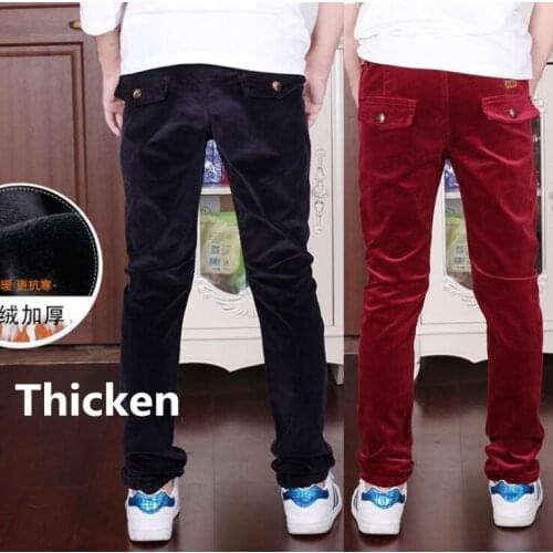New Winter Boys Casual Pants Kids Brand Corduroy Harem Pants Soild All-match British Style Fashion Warm Trousers For Children