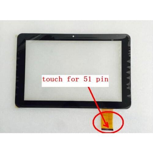 Free shipping 10.1'' touch screen for 50pin,100% New for TurboPad 1013 TurboPad1013 touch panel,test good touch panel digitizer