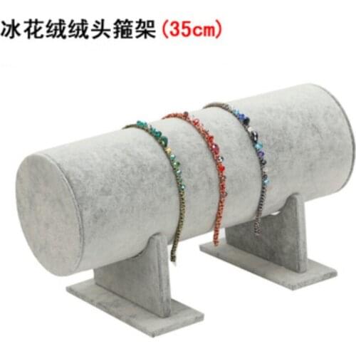 Headband Jewelry Display T Bar Hanging Necklace Bracelet Stand Holder Rack