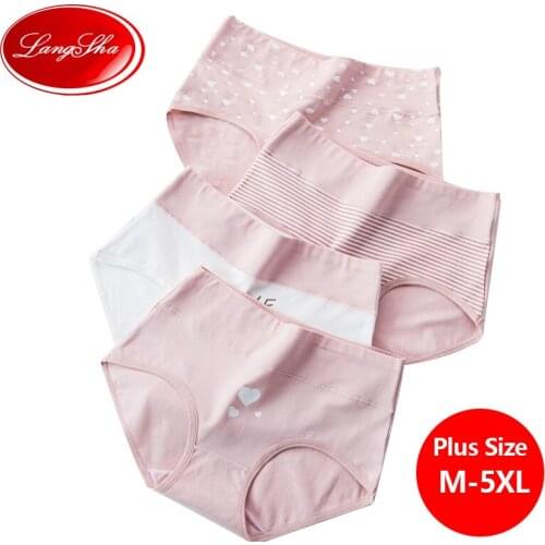 Plus Size M-5XL Panties Women Cotton High Waist Slimming Underwear Body Shaper Seamless Briefs Sexy Female Breathable Lingerie