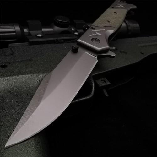 23CM (9') 58HRC Folding Knife Pipe Cutter Pocket Knives Portable 8Cr18 Blade G10 Handle Survival Camping Hunting Tactical Knifes