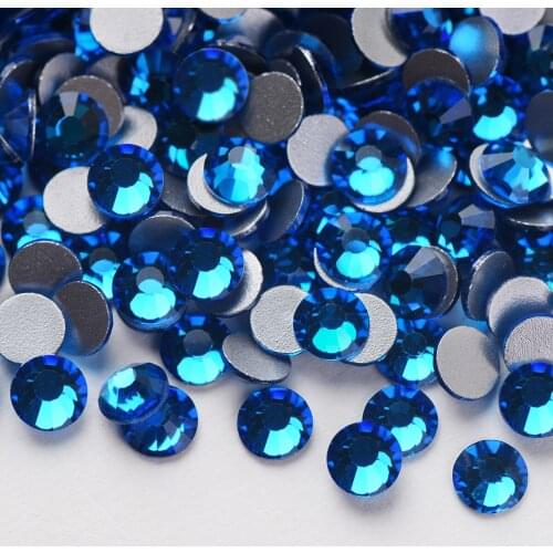 Rhinestones Nail Art Decorations /Flat Back Non Hotfix Glue on Nail Art Rhinestones Diy Flat Back Nail Art Glue on Rhinestones