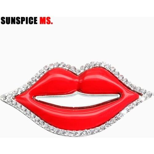Броши губы на одежду Sunspice Ms. China At AliExpress