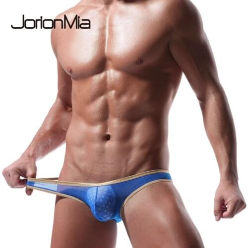 Mens Briefs Underwear Mens Sexy Transparent Underpants Nylon Comfortable Mens Briefs Underwear Shorts Cueca Male Panties B106
