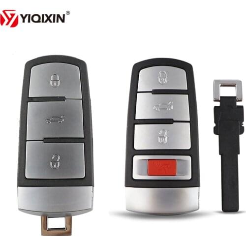 YIQIXIN Smart Remote Key Keyless Case Shell For Volkswagen VW Passat CC B6 B7 B7L CC R36 Maogotan B5 Passat 3C 3/4 Button