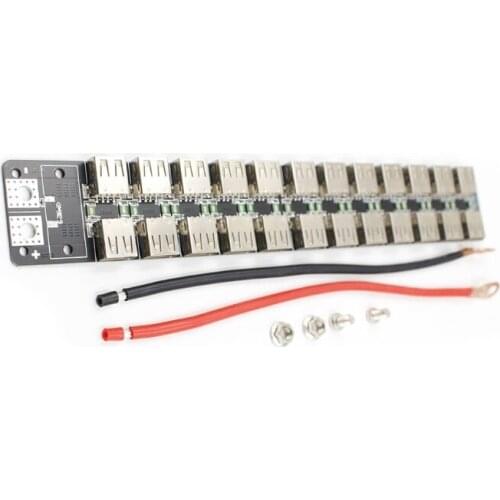 K1KA 24-port USB Charging Module USB Fast Port 240W Multiple Devices Charging Station for Mobile Game Office Power Supply