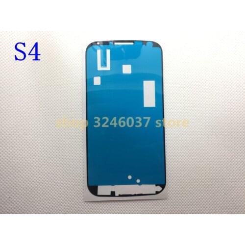 100pcs/lot Front Housing Frame Bezel Plate Adhesive Sticker for Samsung Galaxy S4 S 4 IV i9500