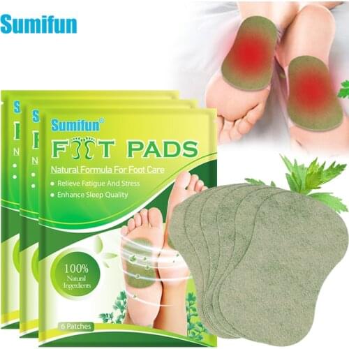 18pcs Wormwood Foot Patch Detoxification Pain Relieving Plaster Relieve Stress Help Sleeping Weight Loss Body Slimming Pad Detox