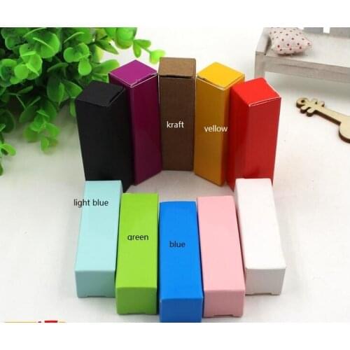 2*2*7.1 cm kraft paper nail polish bottles box,cosmetic packaging box,lipstick package paper box,custom lipstick boxes