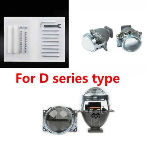 2pcs Auto Car Headlight 3.0 inch Bi-xenon Hella 3R G5 5 Projector lens Car styling Retrofit head light Modify For D1S D2S D2H