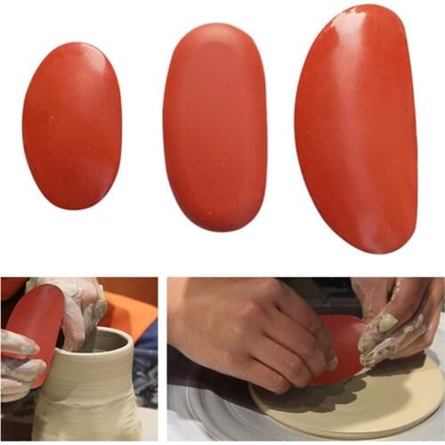 3 Pcs/set of Pottery Tools Rubber Scraper DIY Clay Sculpture Soft Repair Scraper Ceramic Art Sculpture Modeling Auxiliary Tool