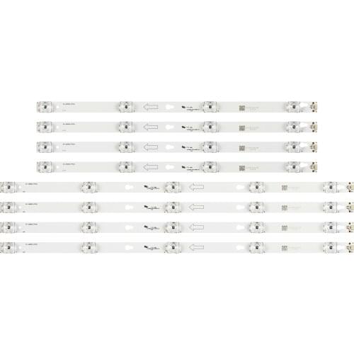 8pcs LED backlight for Toshiba 49U67EBC TCL 49A660U THOMSON 49UC6406 9leds 49D2900A/B 49HR330M05A0/B0 4C-LB4905-HR01J LVF490CS0T