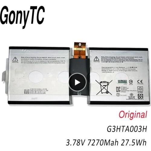 GONYTC G3HTA003H G3HTA007H Laptop Battery For Microsoft Surface Pro 3 1645 Series Tablet PC G3HTA004H 27.5WH/7270mAh