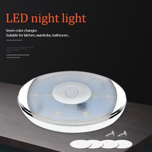 Motion Sensor Wireless LED Night Lights Bedroom Decor Light Kitchen Wall Under Cabinet Lamp Staircase Closet Room Aisle Lighting