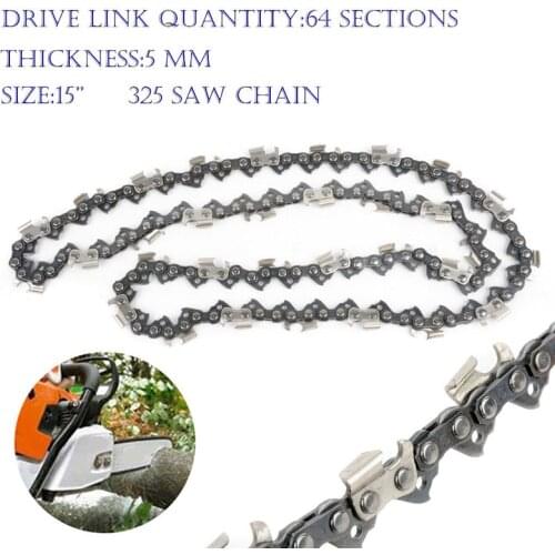 Saw Chains 15inch 64 Section Drive Links 325 Pitch Saw Chains Genuine For Husqvarna Chainsaw 240 235 440 450 440 E-series