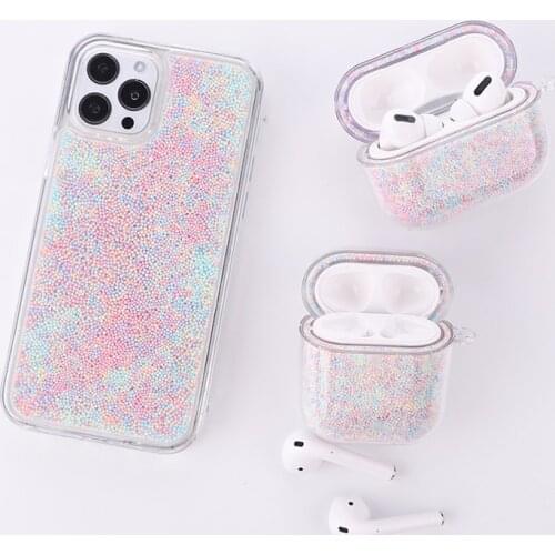 Rainbow Colorful Candy Quicksand Phone Case For Apple iphone 11 12 Pro Max Mini X XS XR 7 8 Plus Shell Shockproof Back Cover