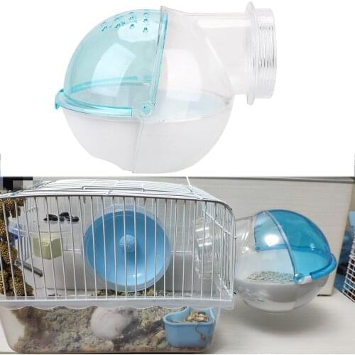House Pets Hamster Mouse Pet Hamster Small Animal Bath Sand Room Bathroom Cage Box Small Animals Toilet For Hamster Mouse