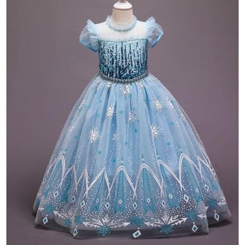 4-15 Yrs Elegant Dresses for Girls Princess Dress Prom Girl Graduation Evening Dresses for Kid Girl Party Dress Clothes Vestidos