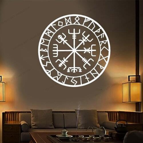 Creative Compass Vinyl Wall Stickers For Living Rooms Wall Art Decal Stickers Office Room Decals Wallpaper DW9692