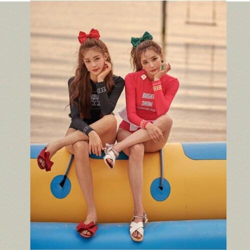 Swimwear Women Long Sleeve Swimsuit Woman Bathing Suit Swimming Surf Windsurfing Swimsuits Lace Suits Female Solid Polyester