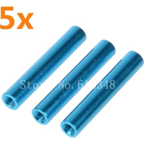Wholesale 5 Sets/Lot HSP Upgrade Parts For 1/8 Nitro Power RC Truck Car Aluminum Wing Posts 860025 RC Car Blue CNC