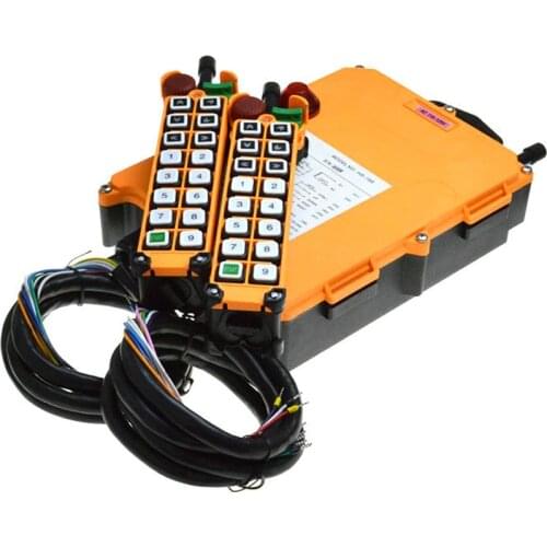 OBOHOS 1 Speed 2 Transmitter 16 Channels Hoist Crane Industrial Truck Radio Remote Control System Controller