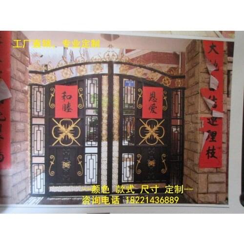 Hench 100% handmade forged custom designs steel gates hc-g103