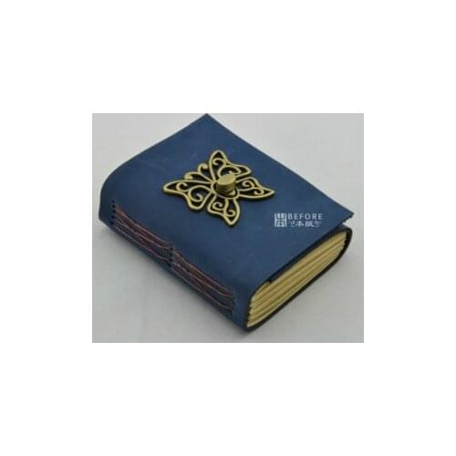 Butterfly Little Brick Handmade Creative Calfskin telephone book, mini Notepad, Diary NOTEBOOK