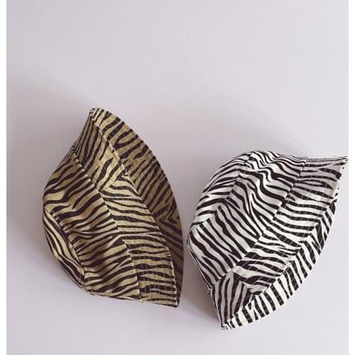 2021 Spring New Arrival Girls Fashion Leopard Zabra Hat Kids Korean Design Hats Baby Girl Hat