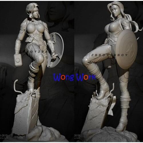 Wong Work Unpainted Resin H75mm 1/24 Unassembled Garage Kits GK Model Kit Figure TD-2615