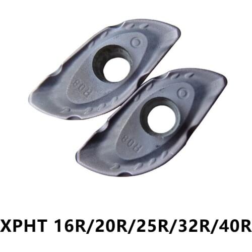 Willow Leaf Carbide Milling Inserts XPHT16R0803-GM XPHT40R2007-GM YBG302 XPHT XPHT16R XPHT40R CNC for Steel & Stainless