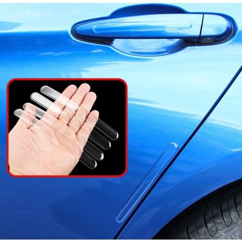 4pcs Car Door Protector Transparent Sticker Car styling For Lada Niva Kalina Granta Priora Largus Samara Priova Vesta 2110