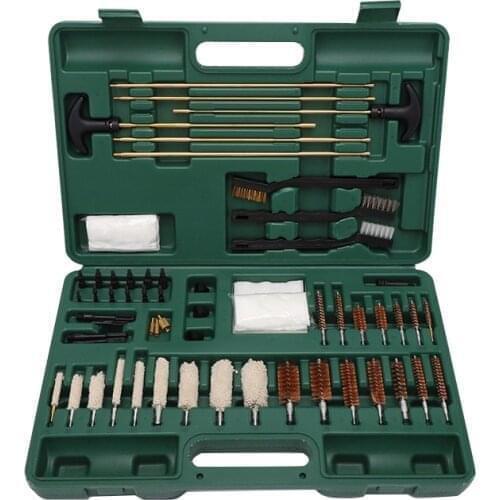 59pcs Universal Gun Cleaning Kit For Hunting Rifle Pistol Handgun Shotgun Professional Gun Cleaning Set Gun Brush Outdoor Tool