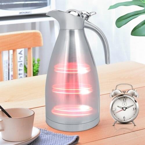 Water Coffee Bottle 2L Capacity Stainless Steel Portable Household Outdoor Bottle Vacuum Insulated Thermal Jug