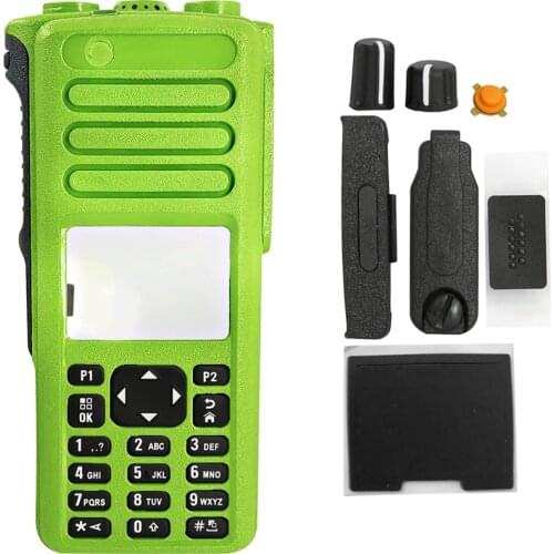 Replacement Case Housing For Motorola Radio XiR P8668i DGP8550+ DP4800e DP4801e XPR7500e XPR7550e XPR7580e DGP8550e Green