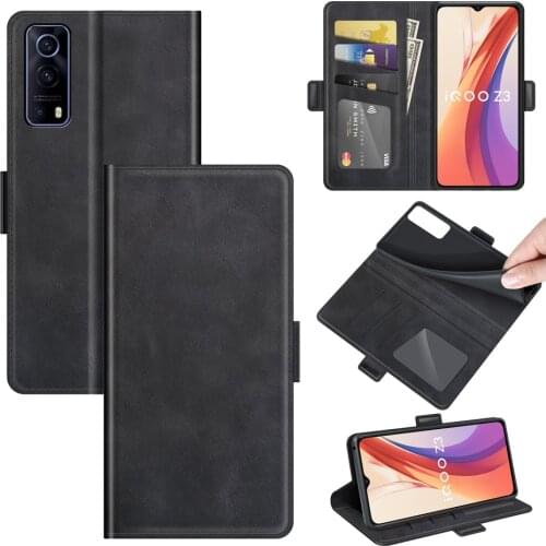 Case For vivo IQOO Z3 5G Leather Wallet Flip Cover Vintage Magnet Phone Case For vivo Y72 5G Coque