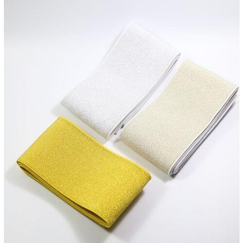 Black and white skin-tight elastic band webbing pants waistband rubber band flat accessories elastic pants belt